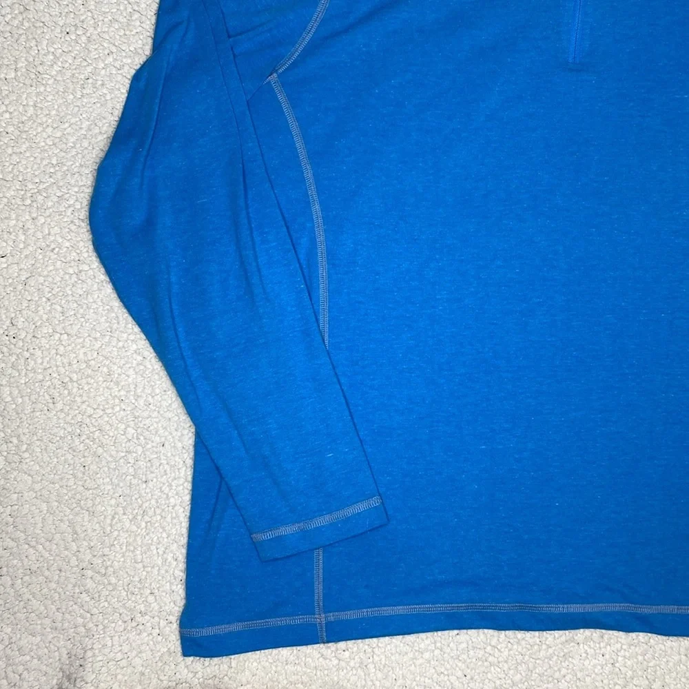 Orvis Sandy Point Blue Lightweight 1/4 Zip Pullover: Size Extra Large